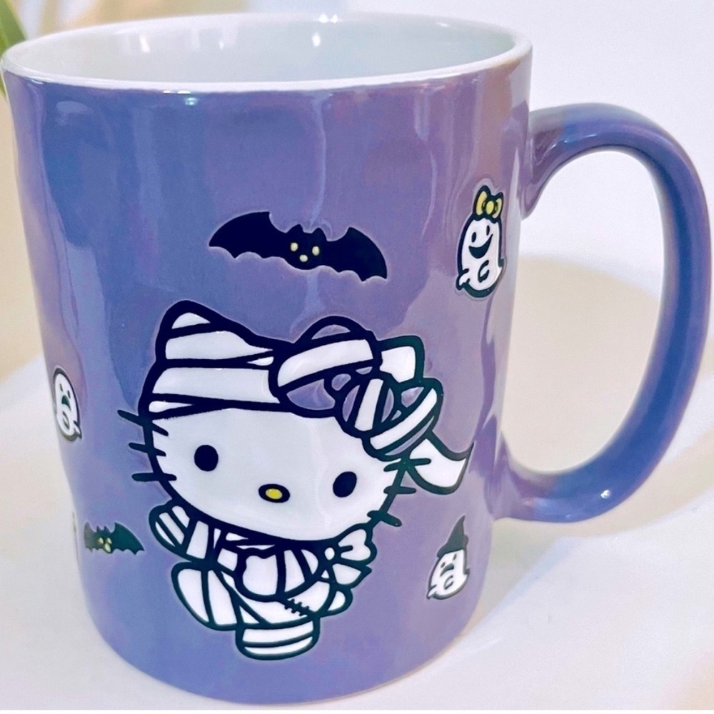 Hello Kitty Halloween Mug Purple NWT